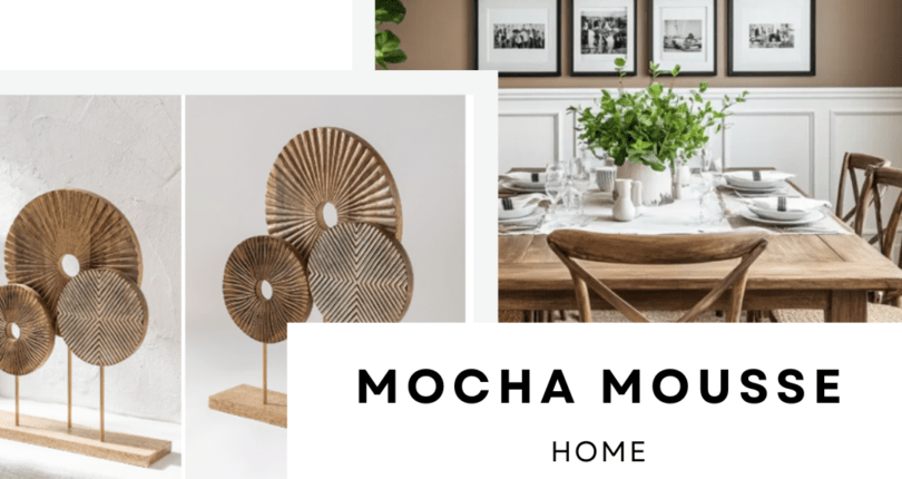 El color del año. Mocha Mousse Pantone en tu decoración de casa.